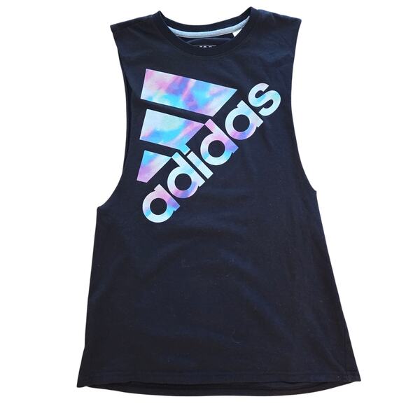 Adidas Women's Medium Black Workout Tank Top - Great! - Picture 2 of 5